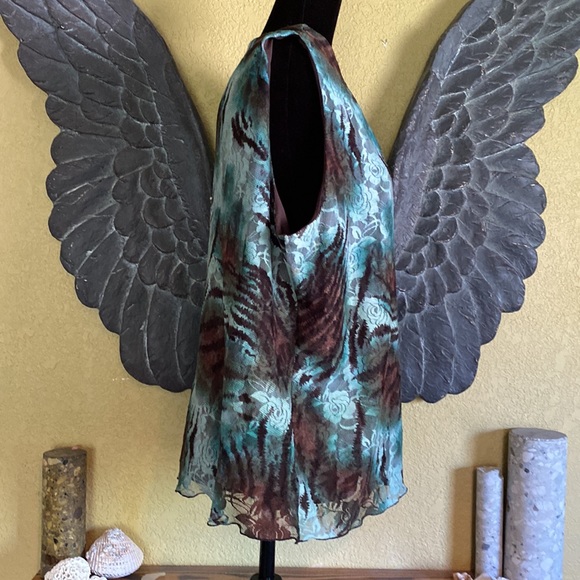 Vintage Sash Floral Lace Tank Top - Picture 5 of 8